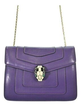 Bvlgari Shoulder Bag Purple